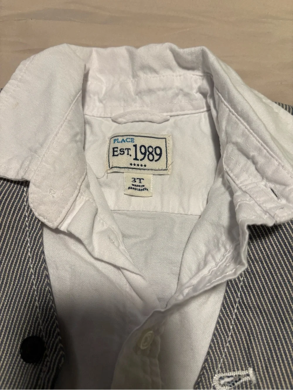 Boys Three Piece Outfit 3t Pin Stripe Best Pants White Long Sleeve Shirt - Picture 7 of 7